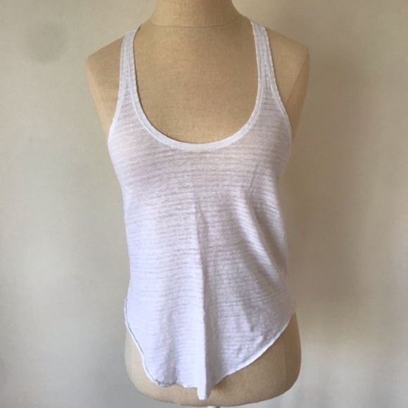 JOE’S JEANS Faded Sheer Stripe Racerback Tank - Picture 8 of 8